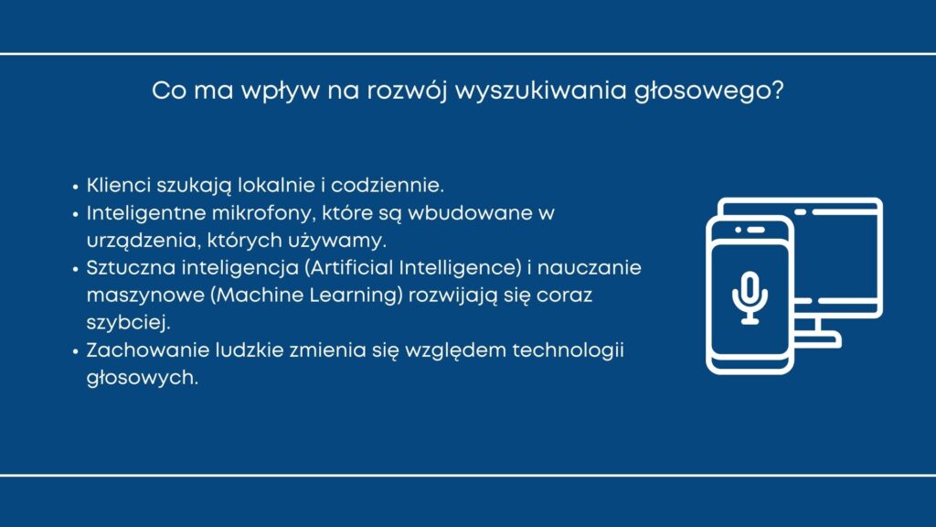 Co ma wpływ na rozwój wyszukiwania głosowego trendy e-commerce 2022