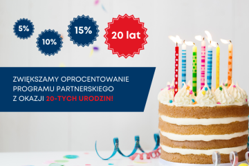 dwudzieste urodziny mserwis - promocja programu partnerskiego