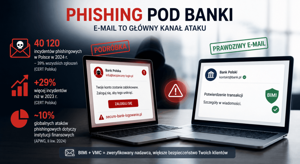Phishing pod banki dlaczego e mail to główny kanał ataku