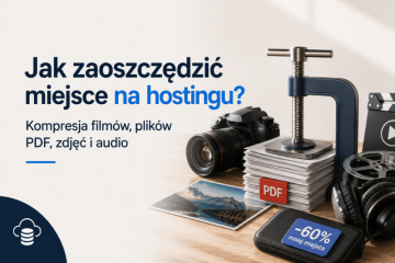 Jak zaoszczędzić miejsce na hostingu Kompresja filmów, plików PDF, zdjęć i audio