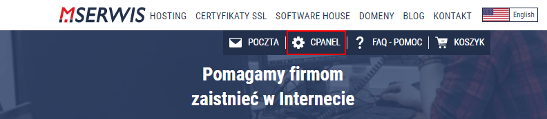 logowanie do konta cpanel