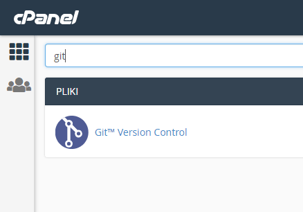 cPanel Git