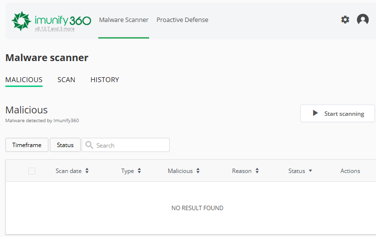 panel Imunify360 w cPanel