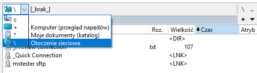 Total Commander - otoczenie sieciowe i SFTP