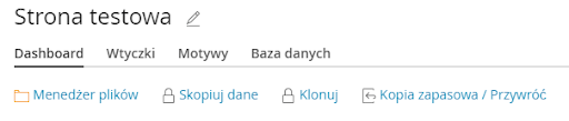 WordPress Management backup