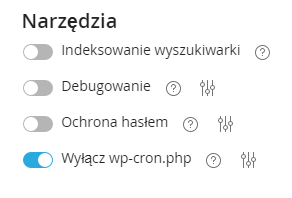 WP Toolkit wp-cron