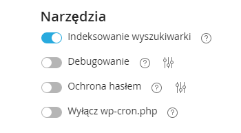 WordPress Management indeksowanie strony