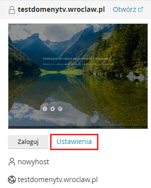 WordPress Management zmiana ustawień logowania