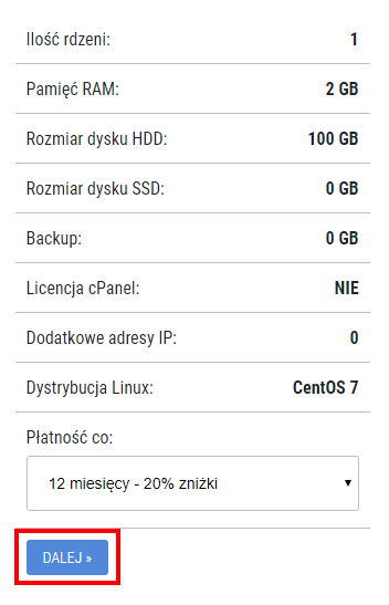 vps promocja na 12 miesiecy